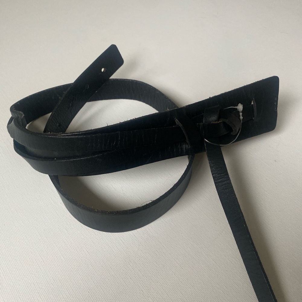 Black Leather Waist Wrap Belt Nordstrom